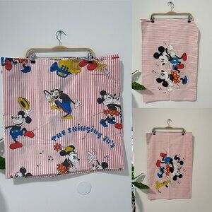 Vintage Disney Mickey of the '30s by Wamsutta Twin Bed Sheet & Pillowcases